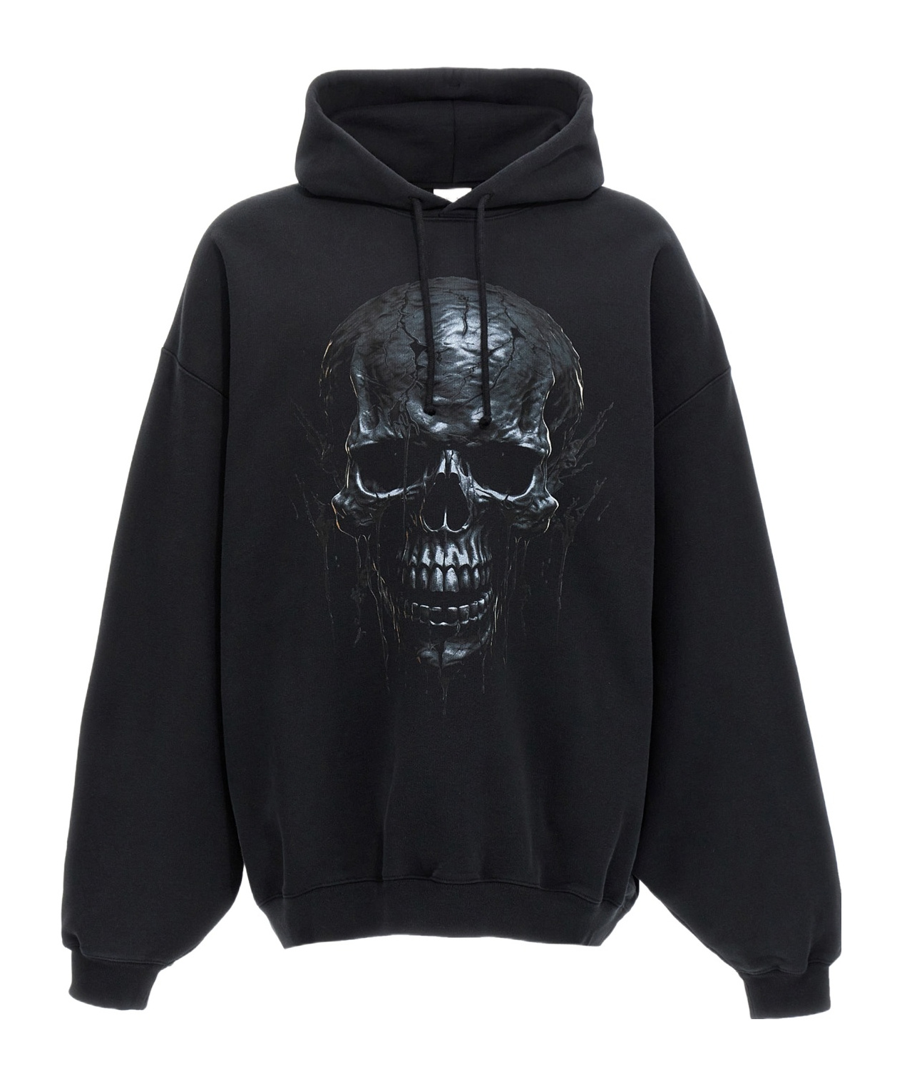 Vetements Long-sleeved Sweater In Black