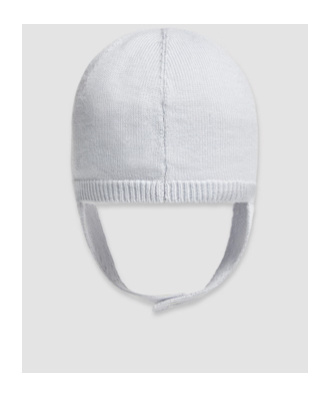 Moncler Wool Hat With Ear Protection In White