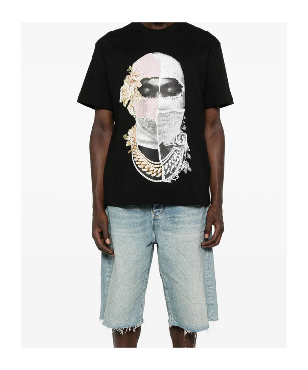 Ih Nom Uh Nit Graphic Printed Crewneck T-shirt In Black