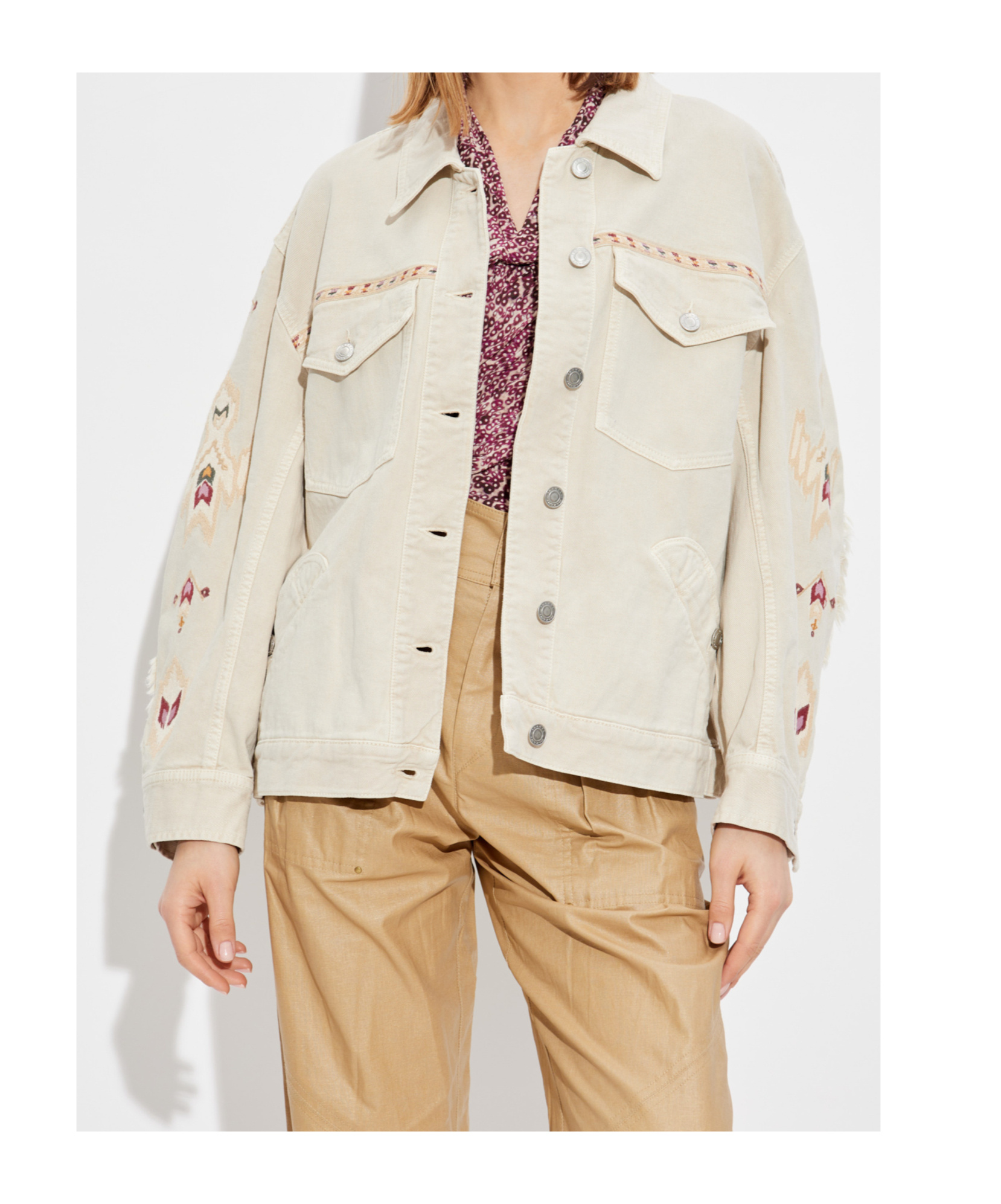 Isabel Marant Étoile Marant Etoile Women 'manona' Jacket In Nude