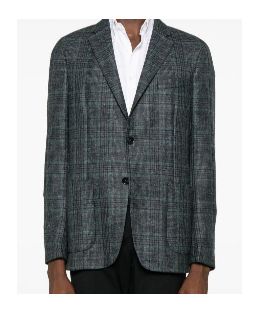 Zegna Plaid-pattern Jacket In Multi