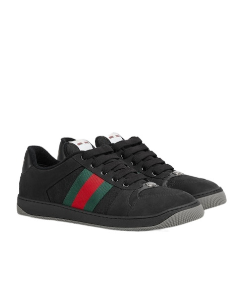 Gucci Men's Gg Screener Sneaker In Black