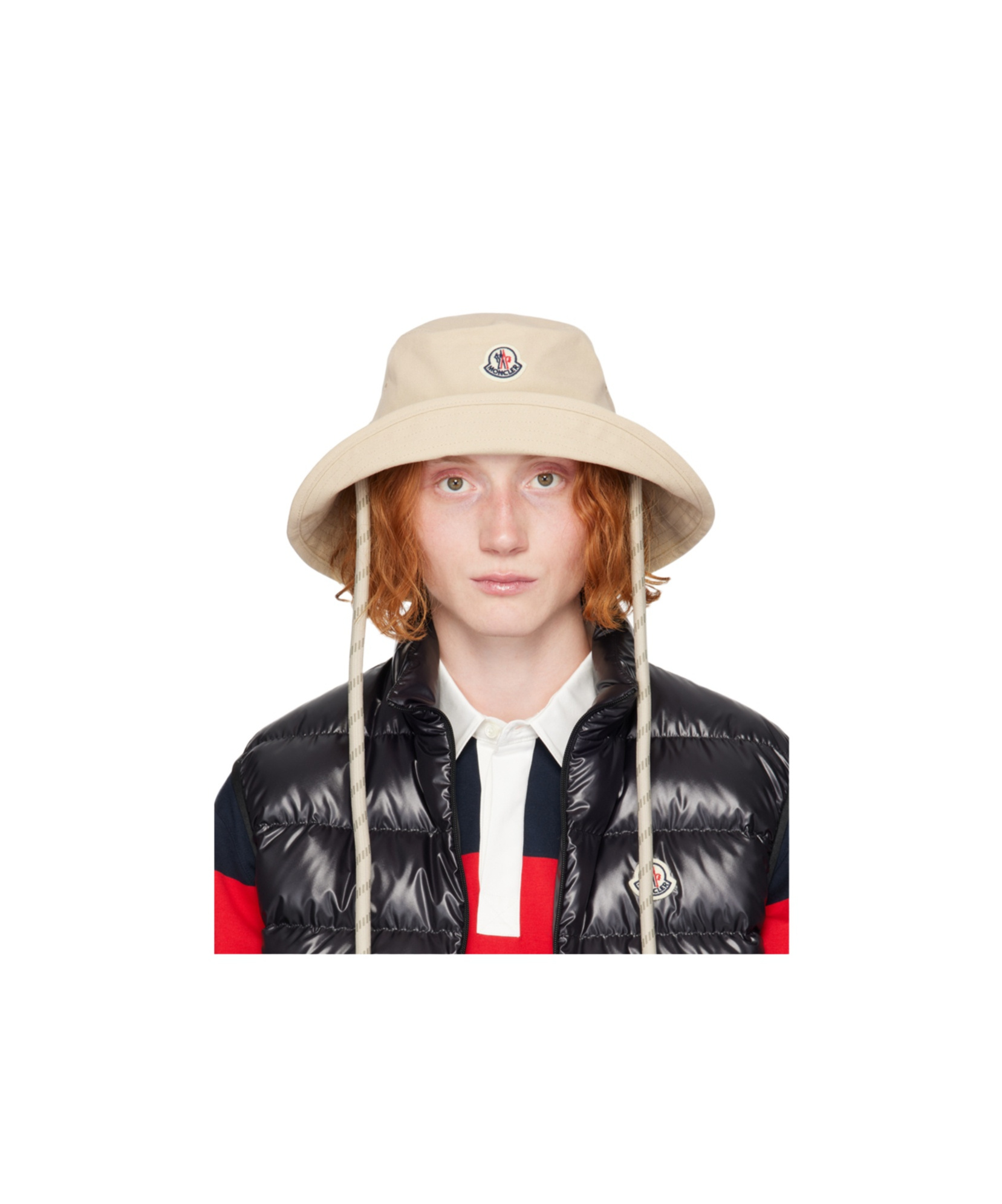 Moncler Logo Hat In Multicolor