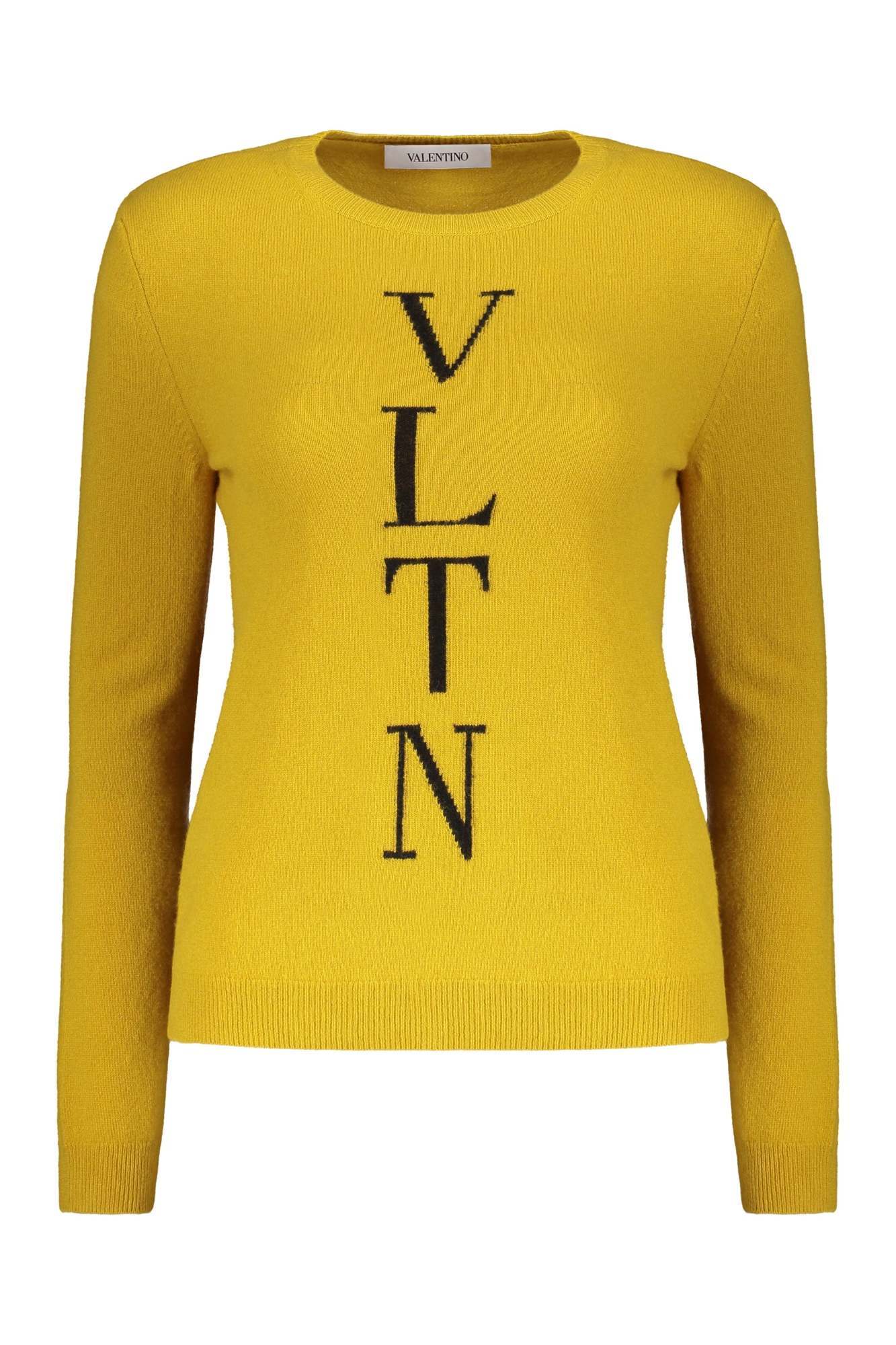 Valentino Intarsia-knit Logo Jumper