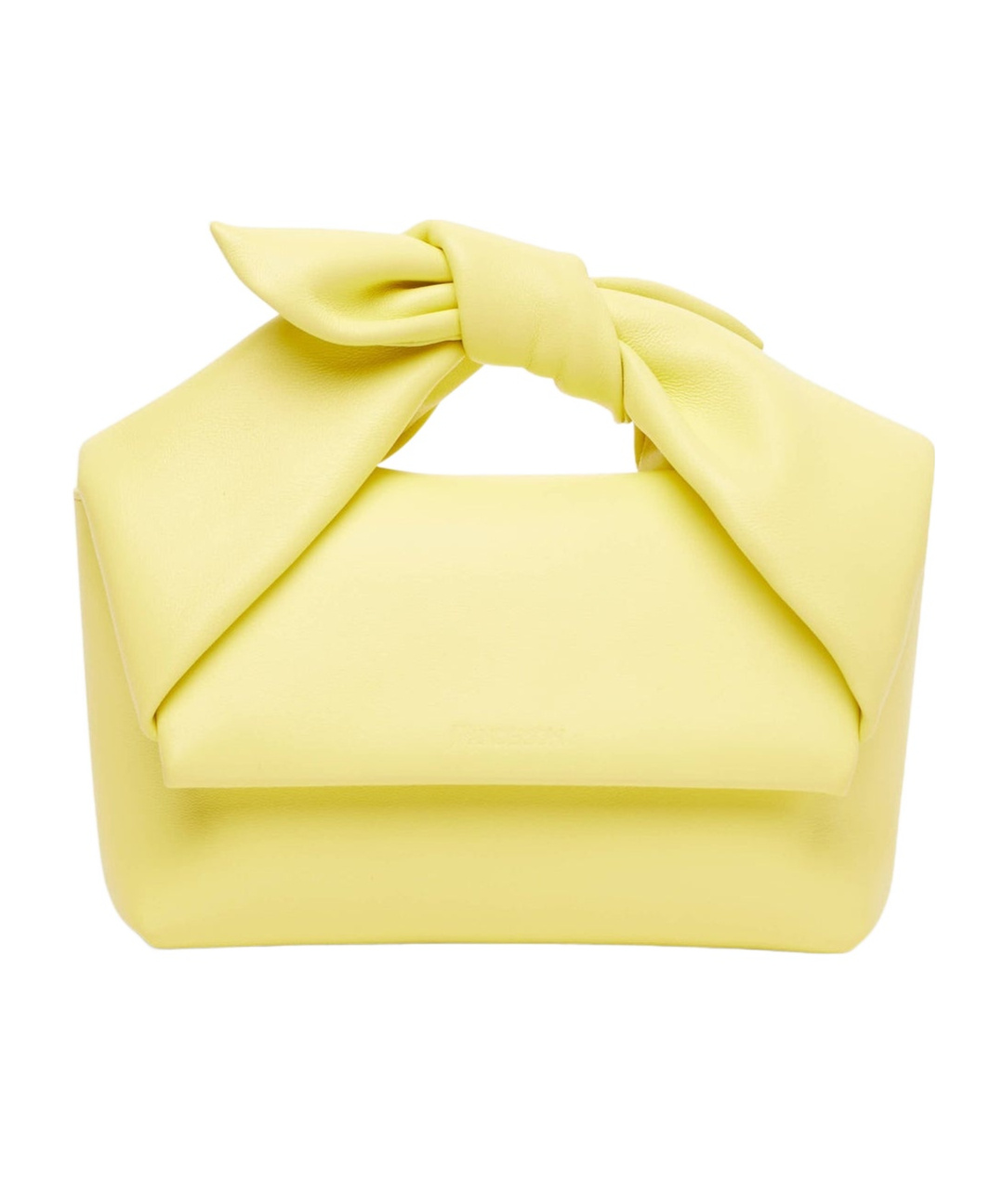 Jw Anderson Medium Bow Twister Tote Bag In Yellow