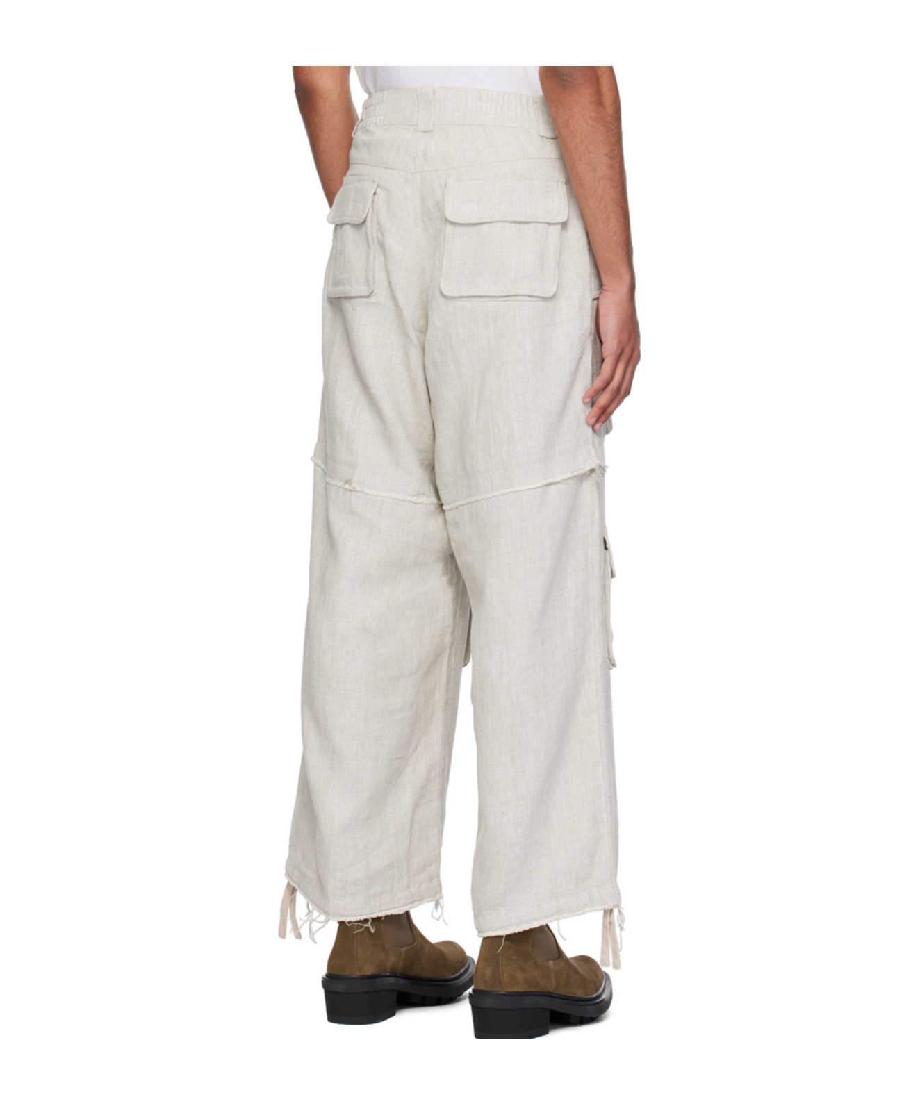 Misbhv Raw Edge Workwear Casual Pants In Multi