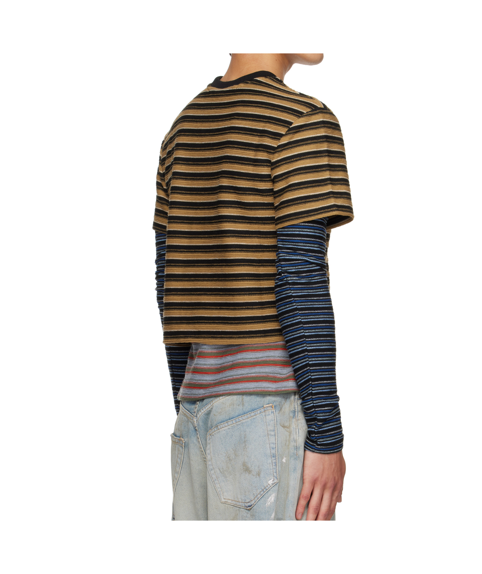 Andersson Bell Striped Long-sleeved T-shirt In Multi