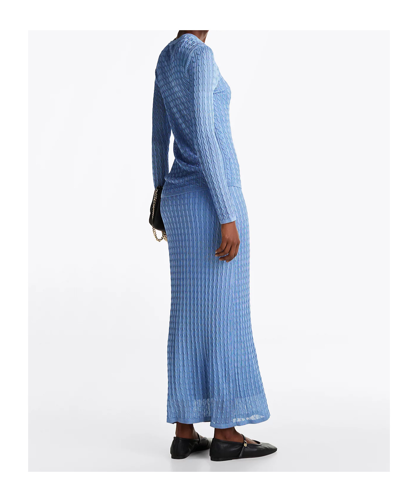Shop Tommy Hilfiger Long-sleeved Sweater In Blue
