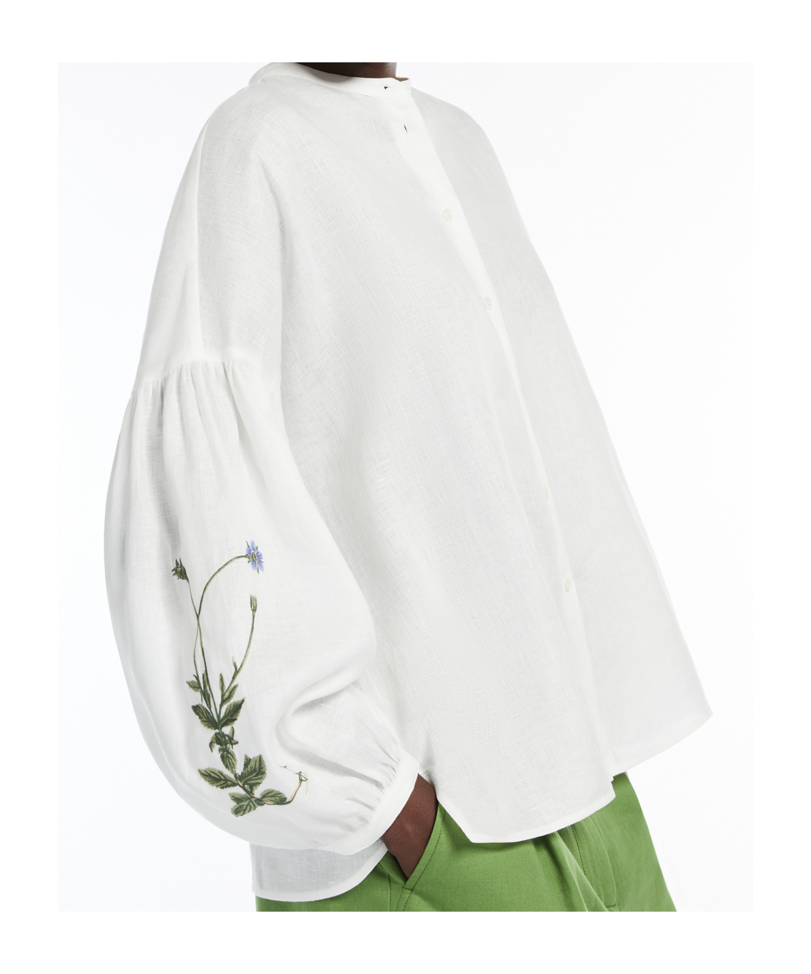 Weekend Max Mara Long Sleeve Shirt In White