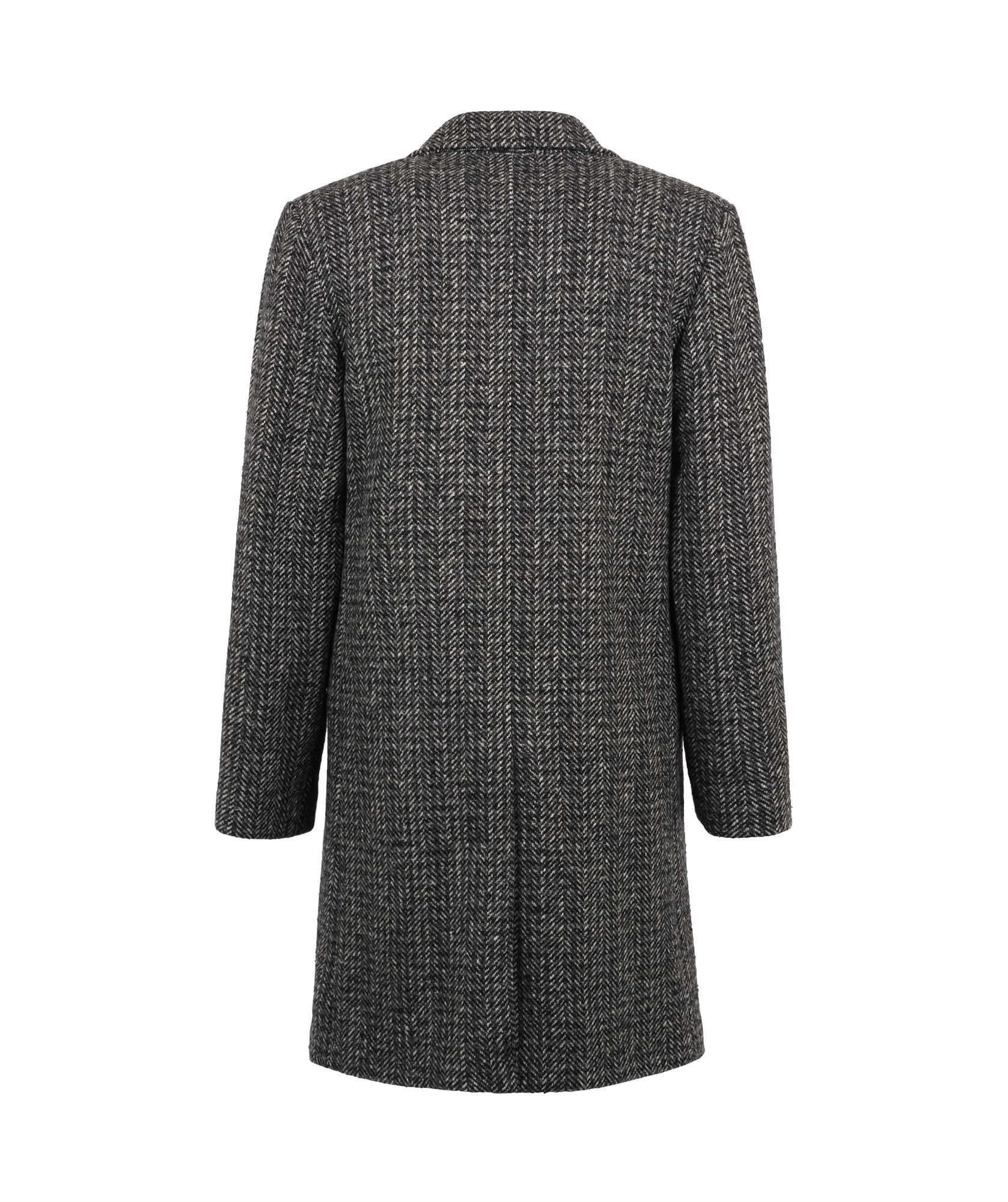 ASPESI ASPESI SINGLE BREASTED LAPEL COLLARED COAT