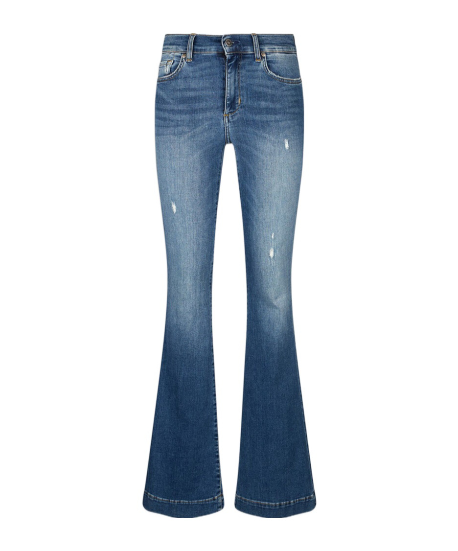 Liu •jo Flared Jeans With Rhinestones