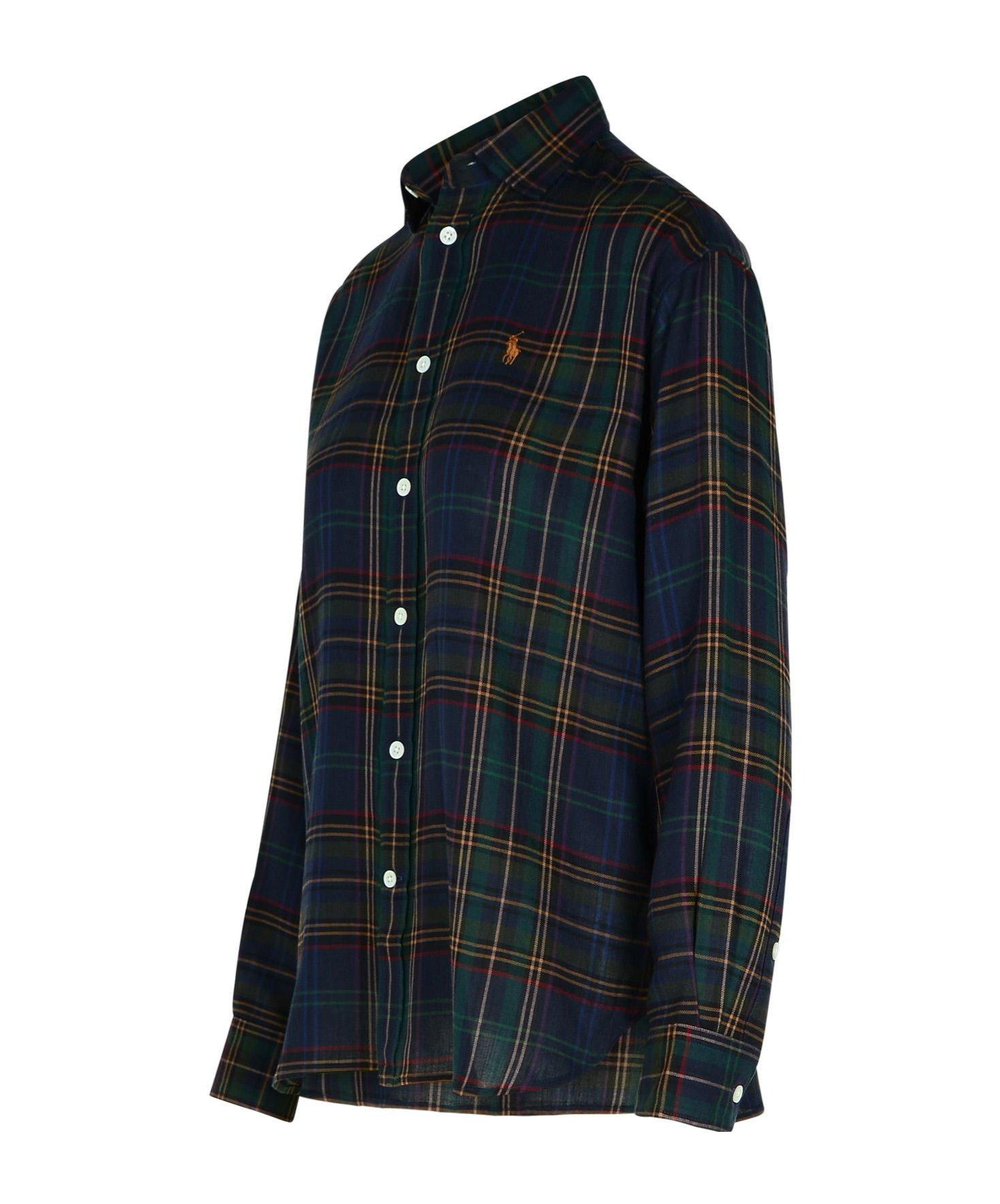 POLO RALPH LAUREN PLAID-PATTERN SHIRT