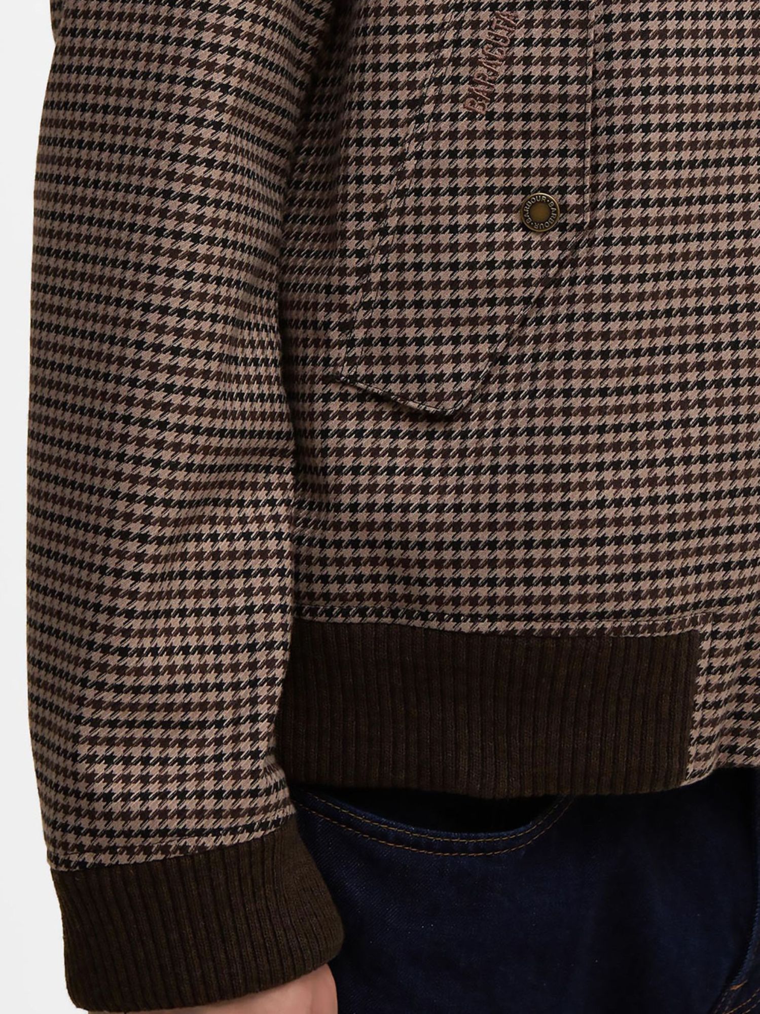 Barbour Baracuta X Porton Waterproof Waxed Jacket In Brown