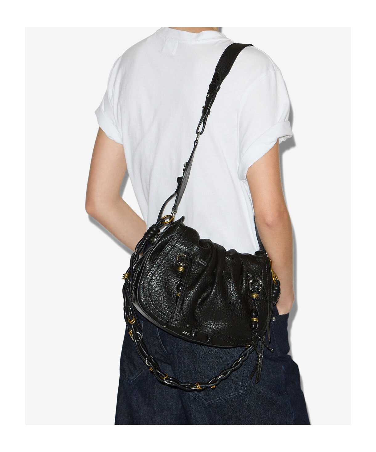 Isabel Marant Bolton Shoulder Bag In Black