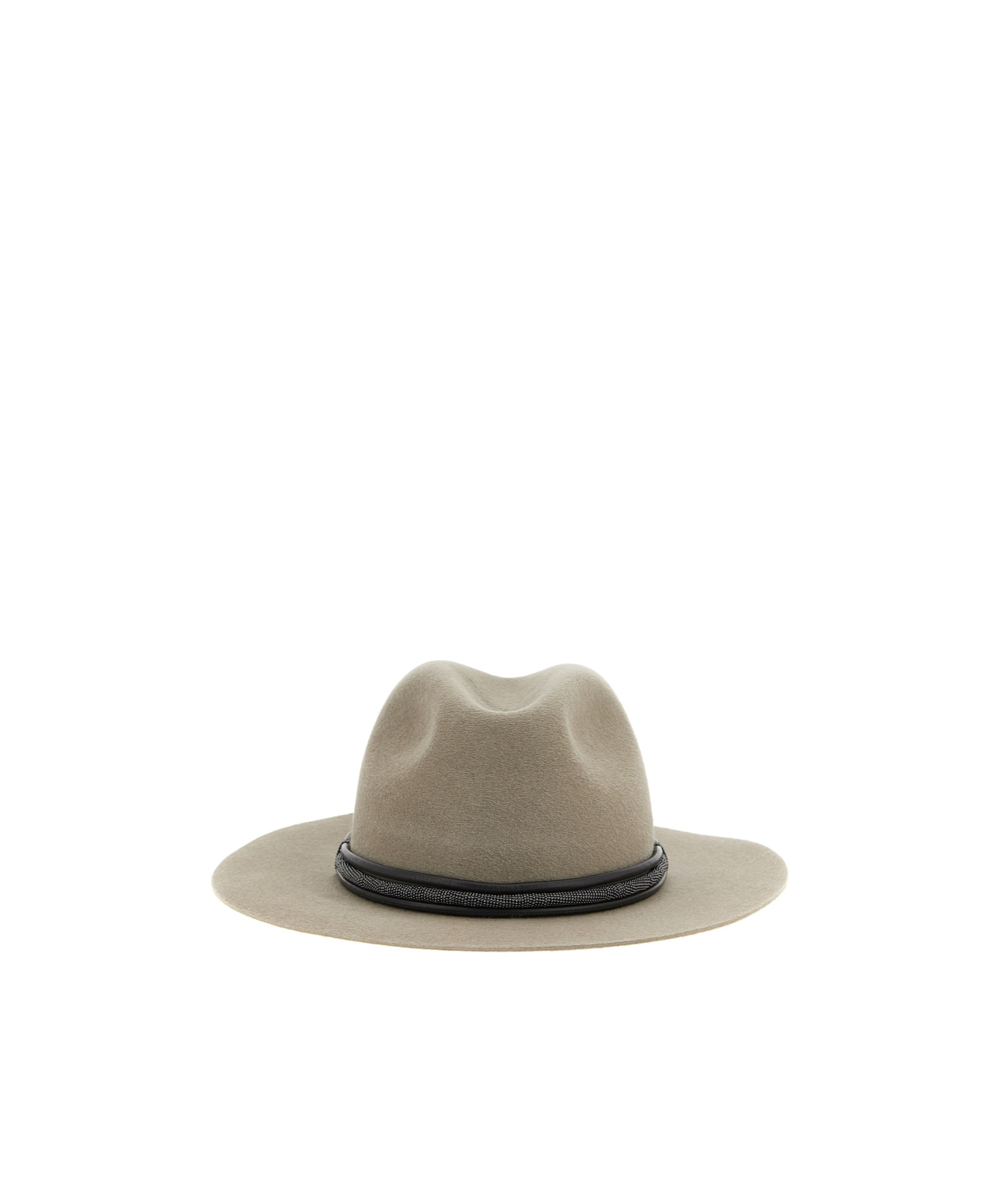 Brunello Cucinelli Wide-brim Fedora In Brown
