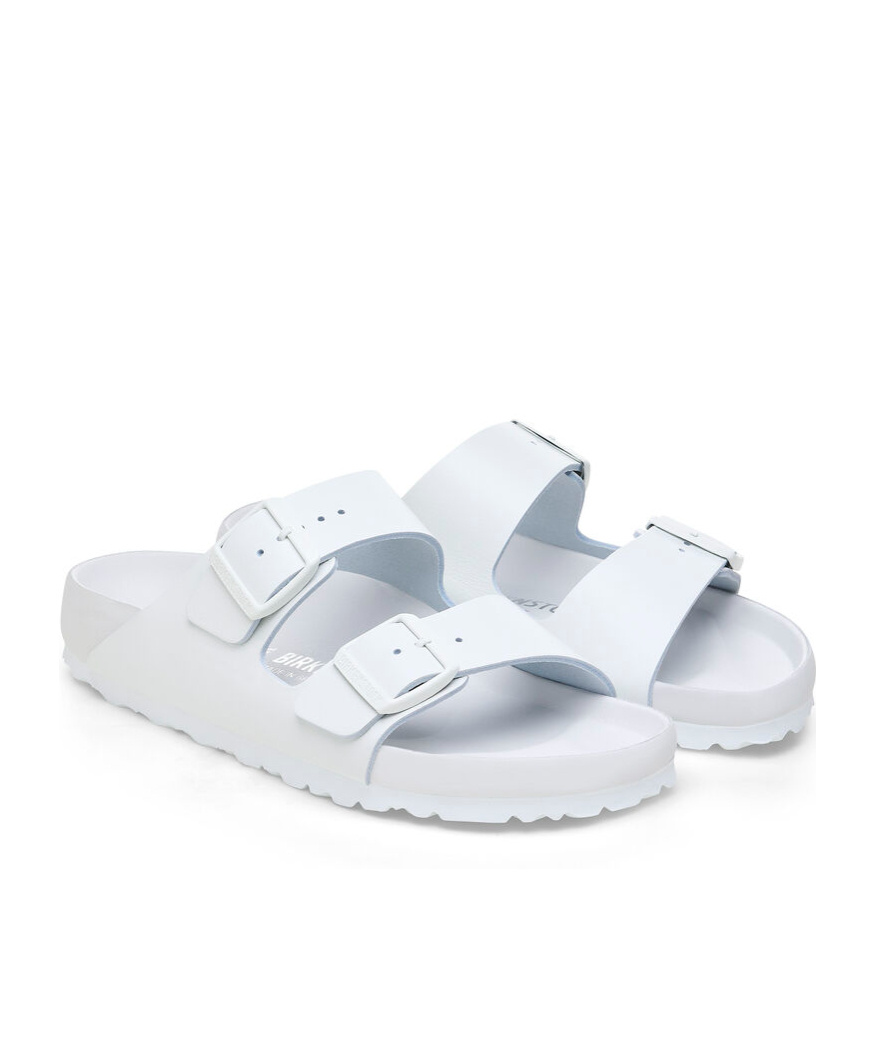 Birkenstock Arizona Two Strap Sandals In White
