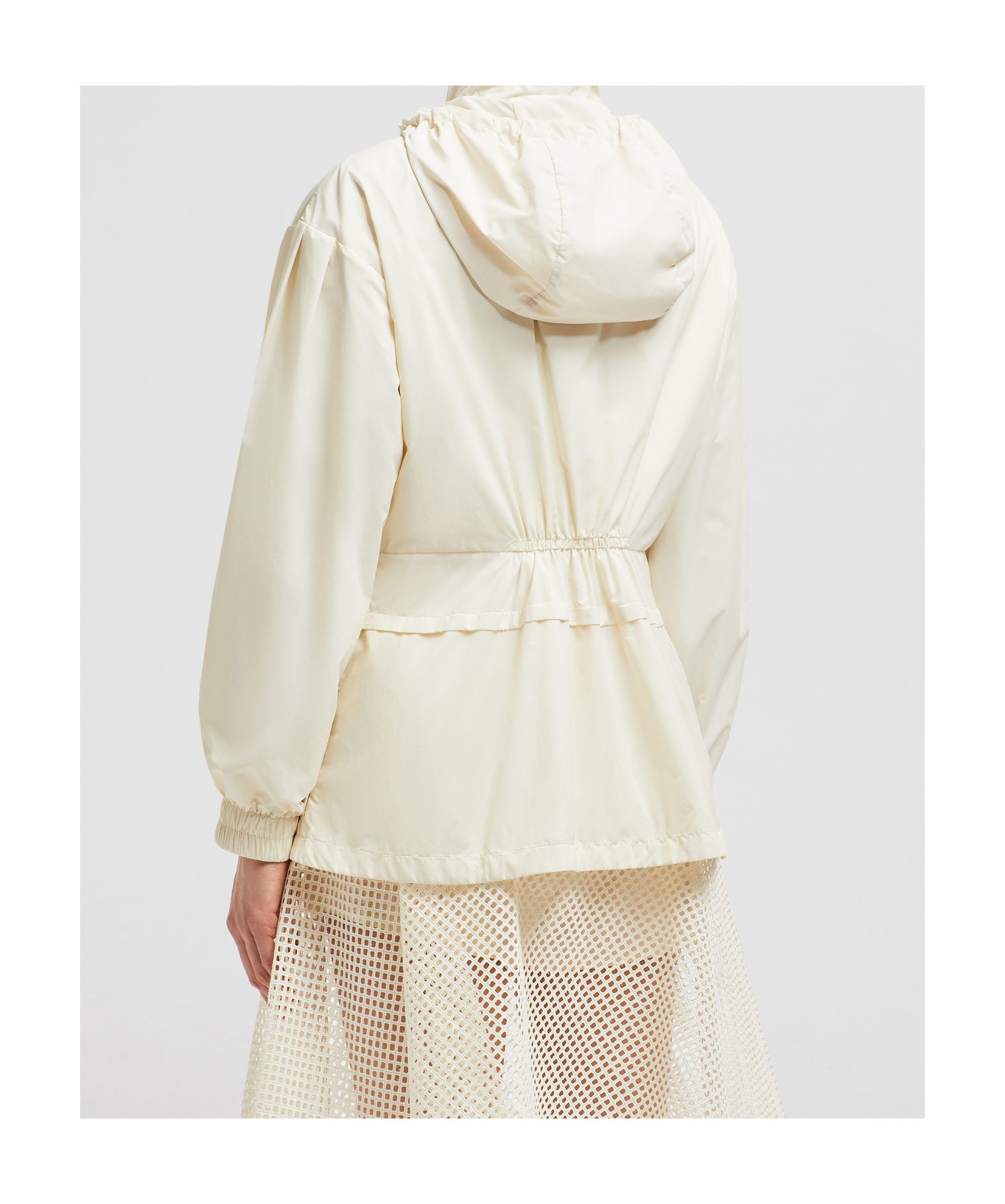 Moncler Vabre Zip-up Jacket In Nude