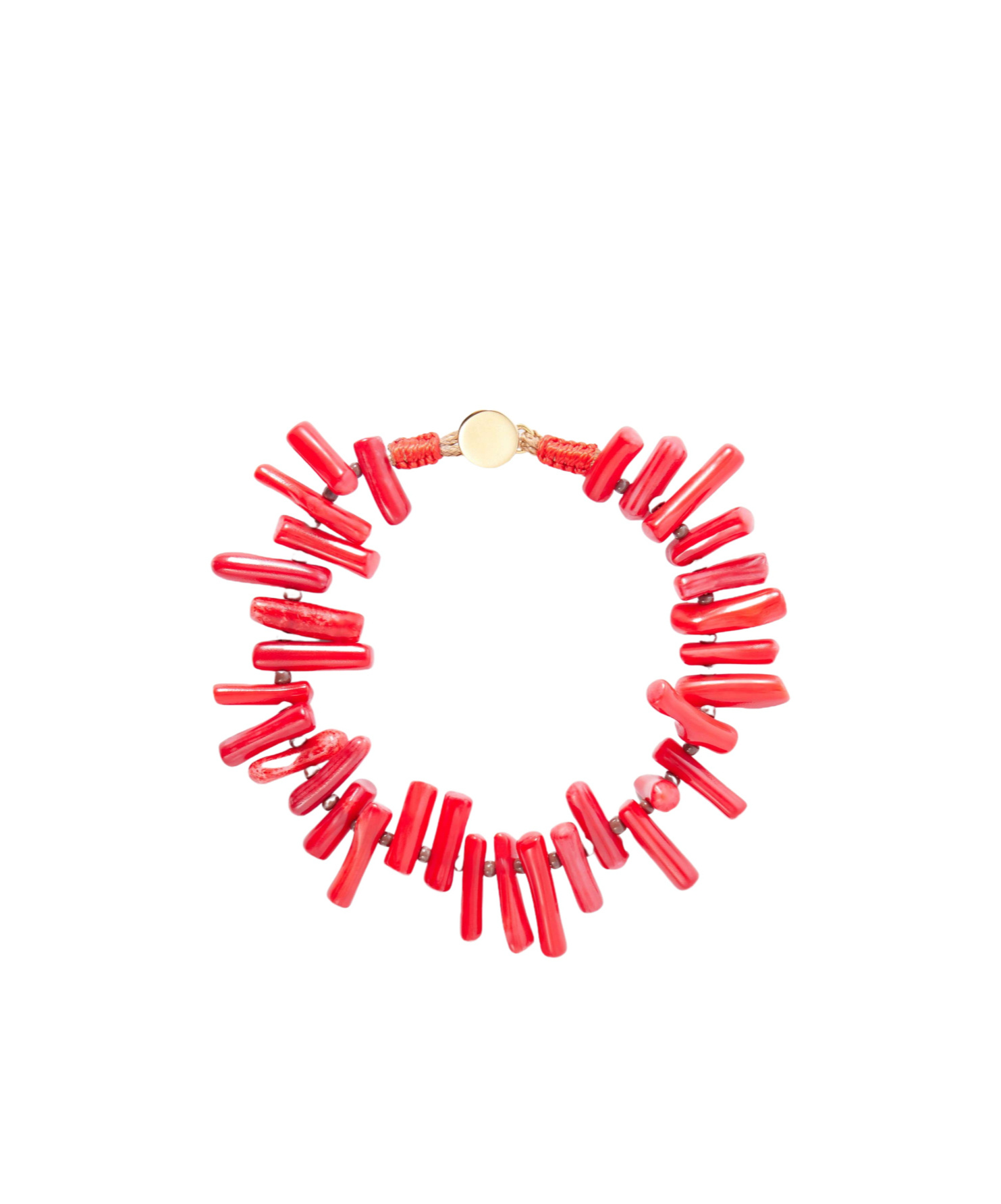 Assouline The Coral Branch Beaded Bracelet In Red
