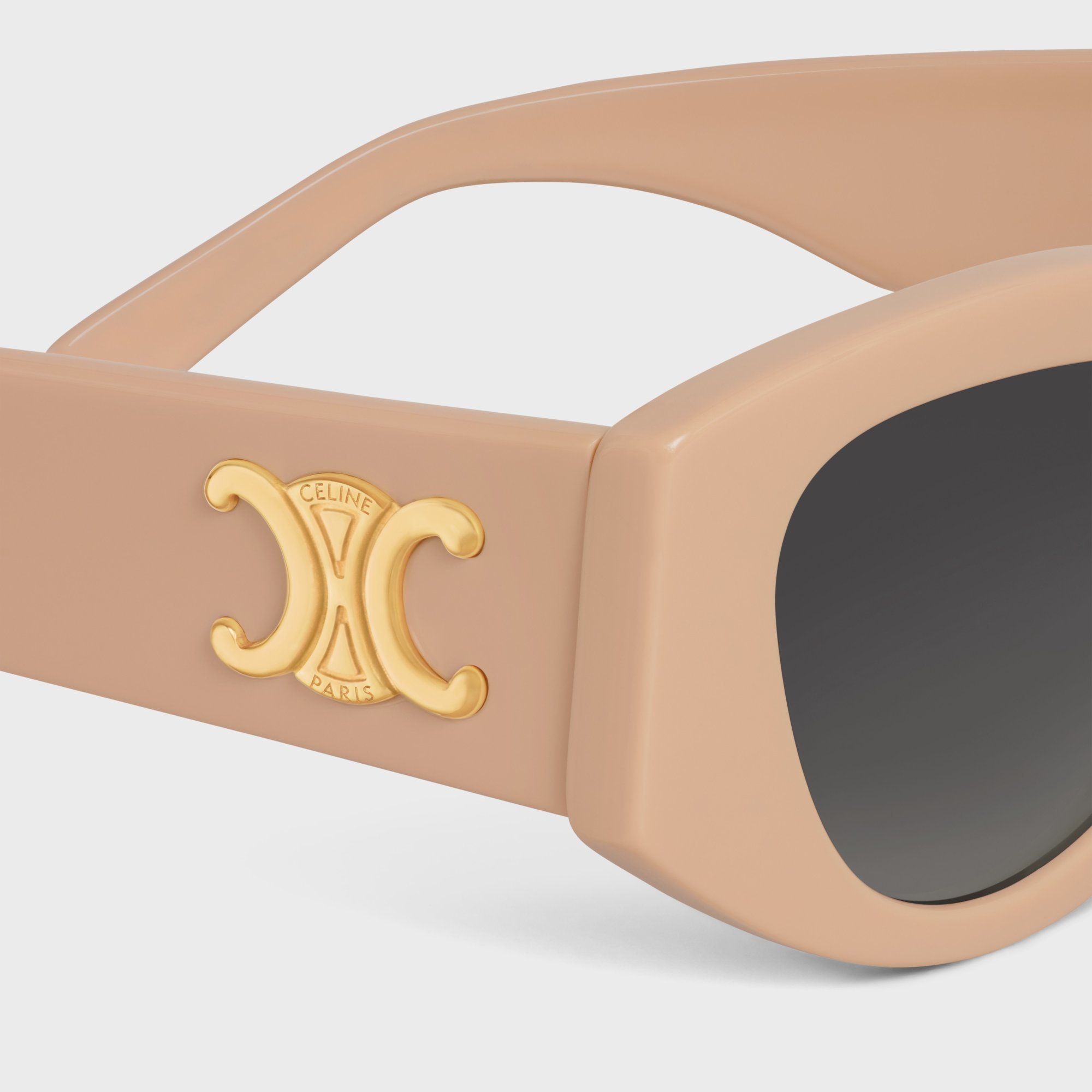 Celine Triomphe 15 Sunglasses In Acetate In Pink