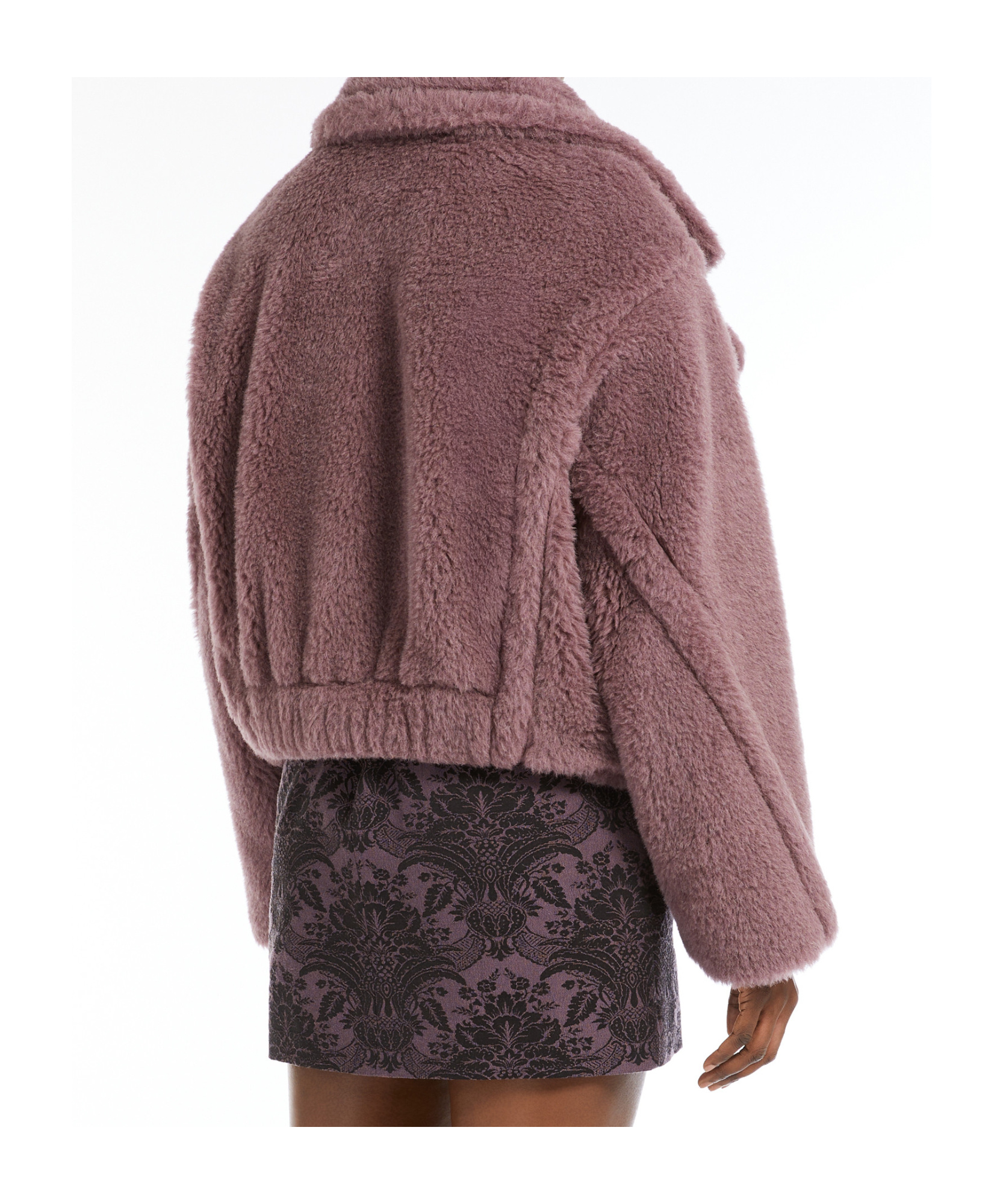 Max Mara Long Sleeved Short Coat In Red