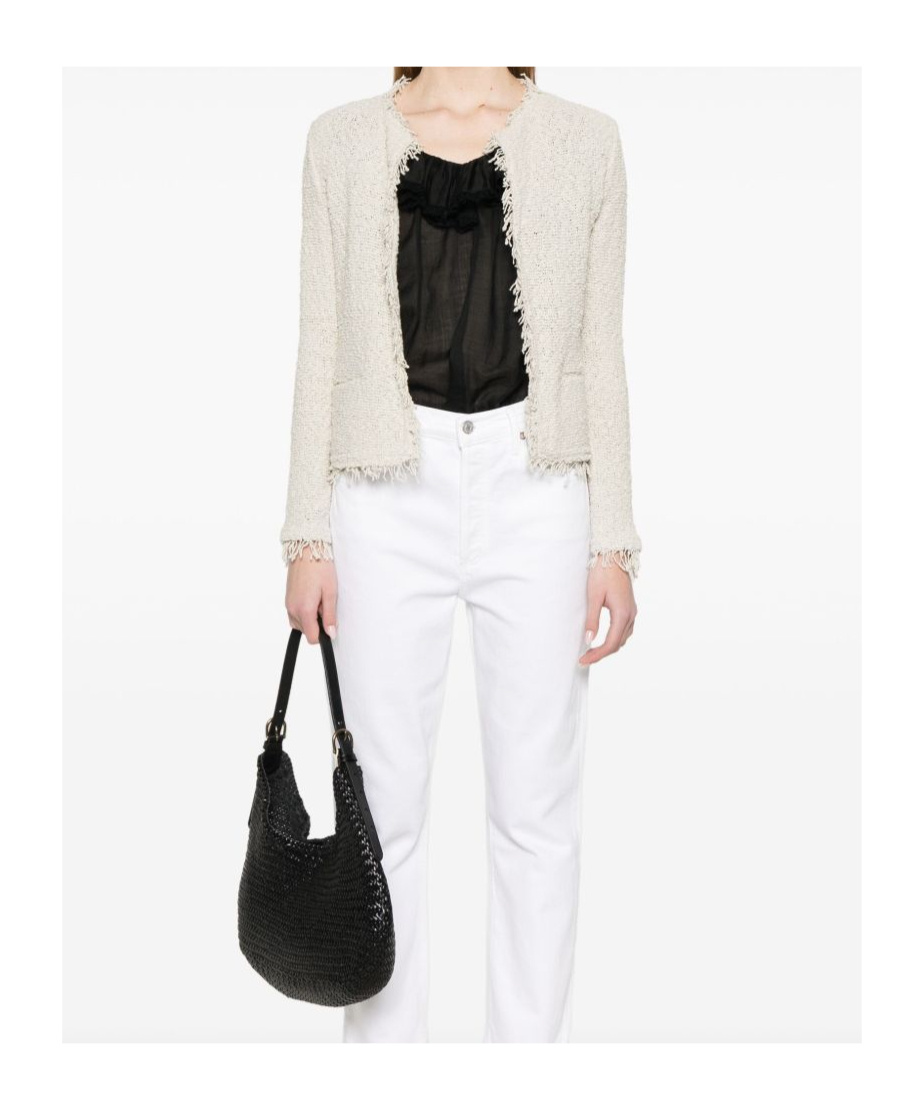 Iro Shavani Cotton Jacket In Neutral
