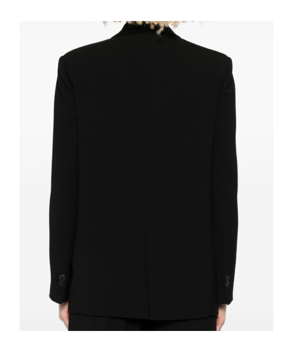 Forte Forte Long-sleeved Suit Jacket In Black