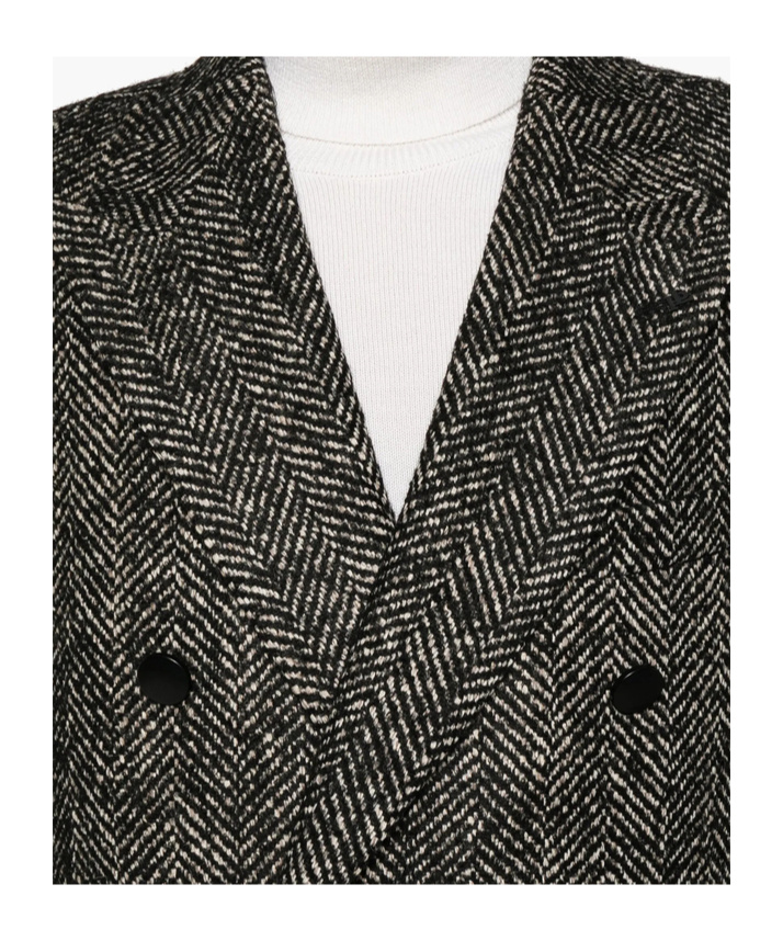 Shop Tagliatore Long Sleeve Coat