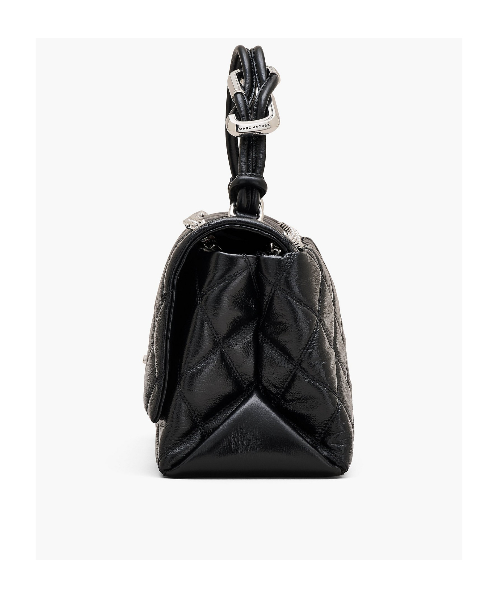 Marc Jacobs Medium The Quilted Dual Convertible Shoulder Bag In Black