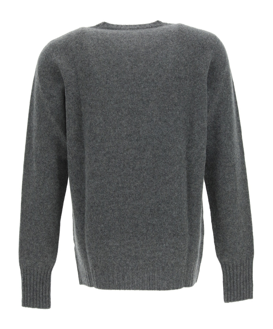 Drumohr Fine Knit Sweater In Gray