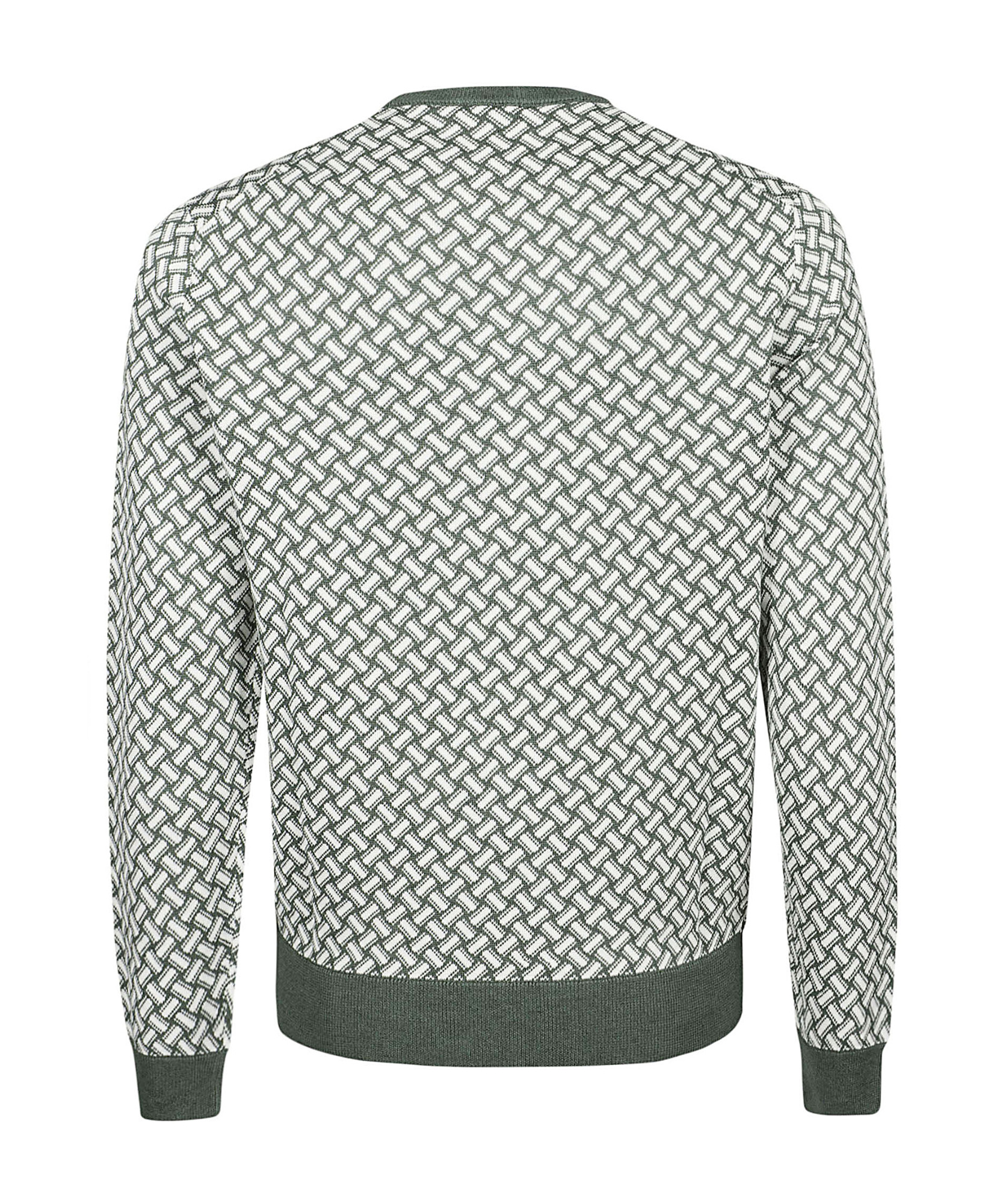 Drumohr Razor Blade Long Sleeve Sweater In Gray