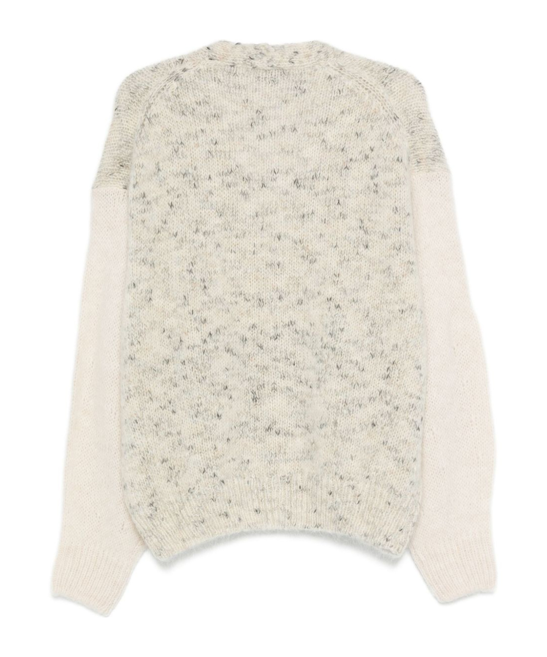 Alysi Button-front Cardigan In Neutral