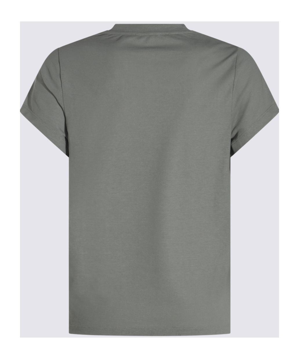 Zanone Grey Cotton T-shirt In Gray