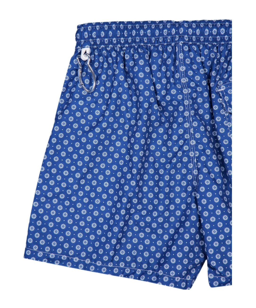 Fedeli Elastic Waist Shorts In Blue
