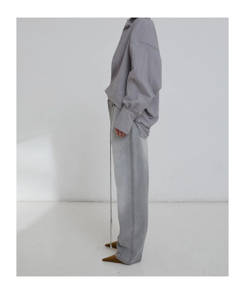 Darkpark Relaxed Fit Denim In Gray