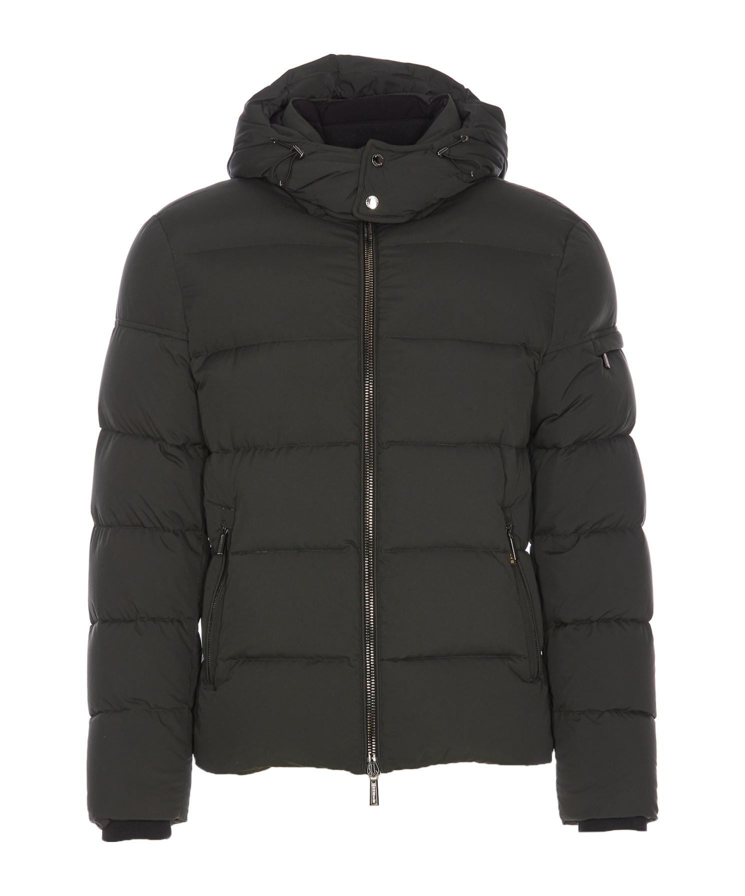 Moorer Long Sleeve Padded Jacket In Black