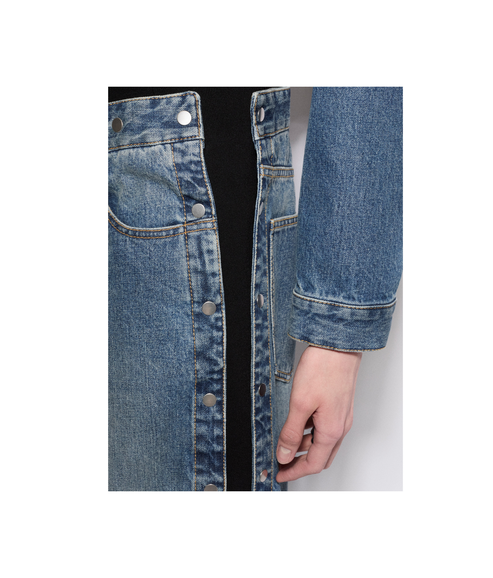 Alaïa Knitted Jeans In Blue