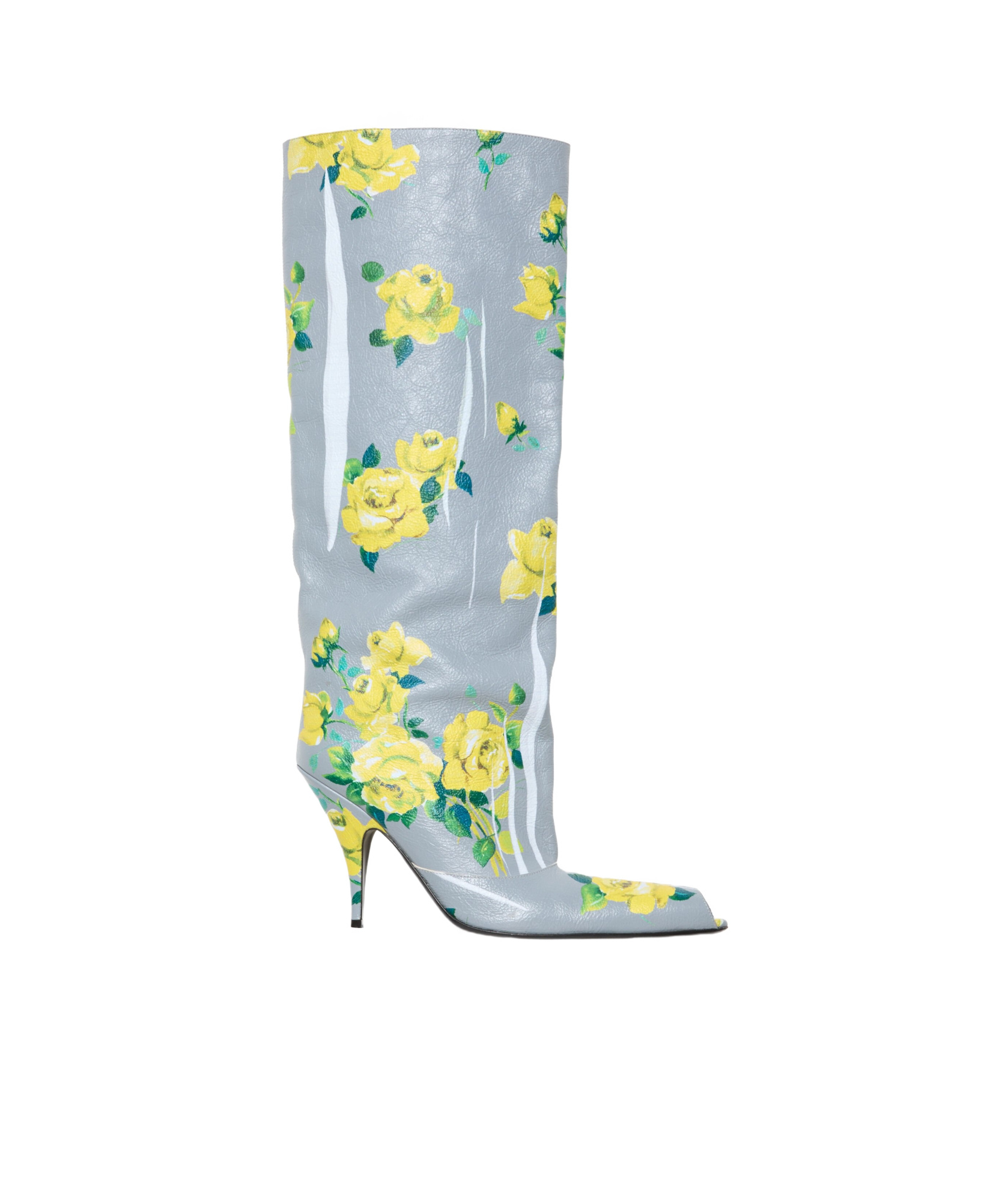 Acne Studios Open Toe Boots In Gray