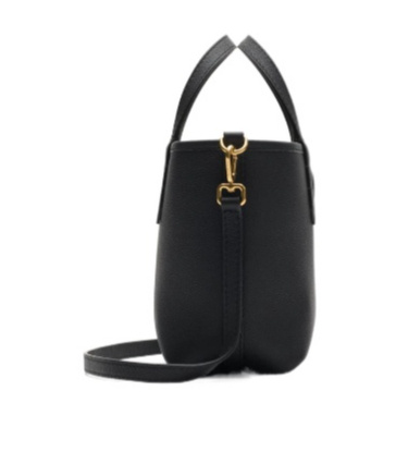 Burberry Mini Reversible Bloomsbury Tote In Black