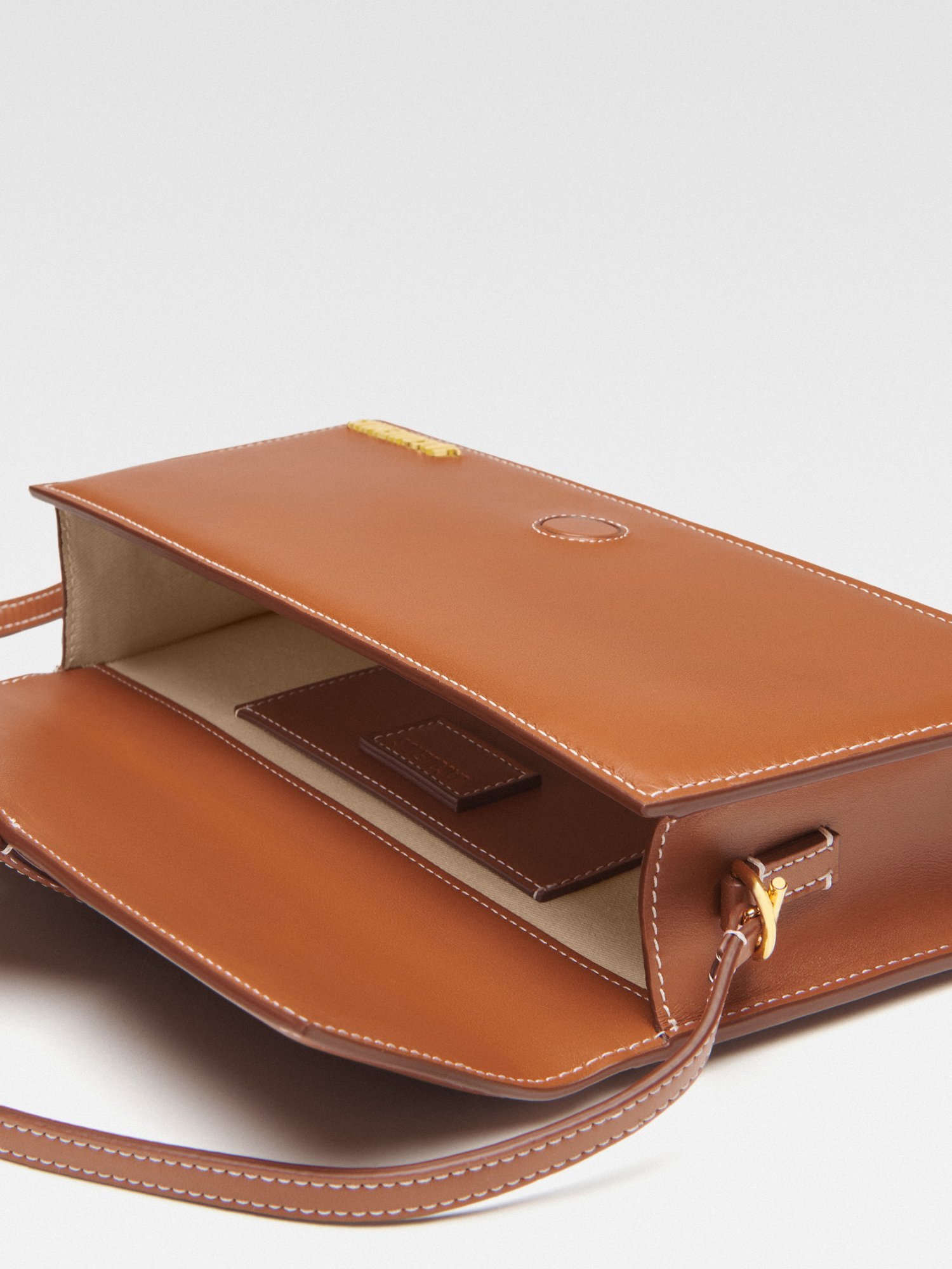 Jacquemus Le Bambino Long Shoulder Bag In Brown