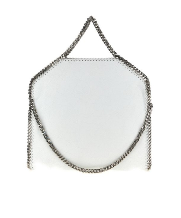 Stella Mccartney Falabella Fold-over Tote Bag In White