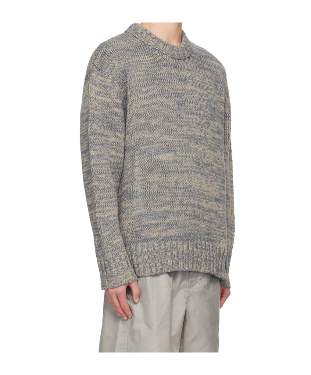 Norse Projects Rib Round-neck Sweater In Gray