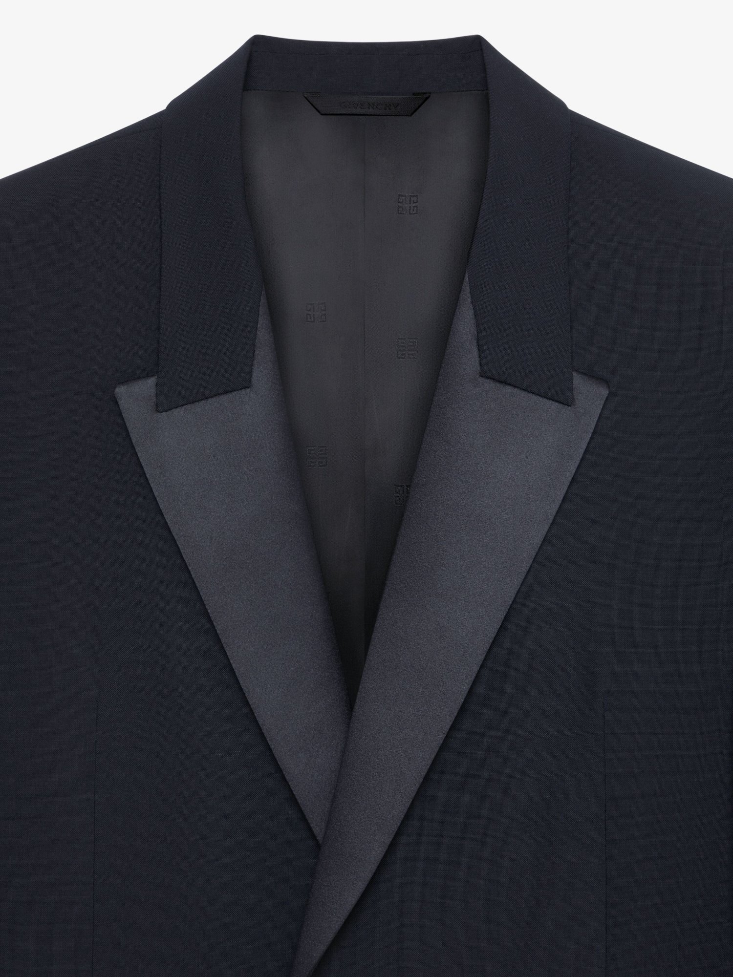 Givenchy Single-breasted Tailored Suit Jacket In Blue