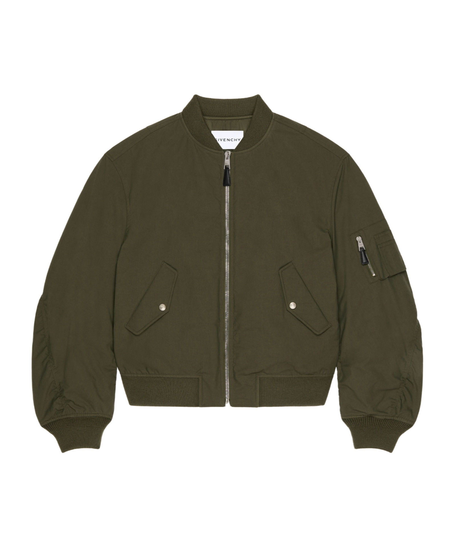 Givenchy Couture Seam Bomber Jacket In Brown