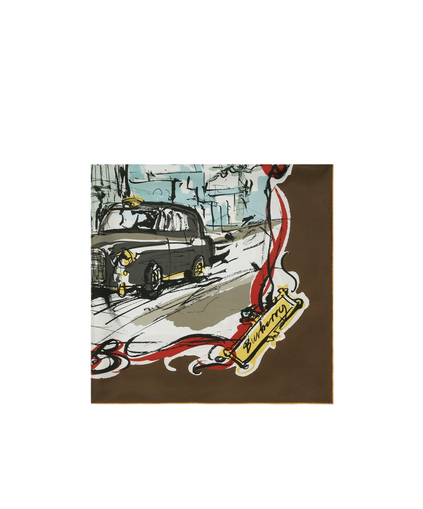 Burberry Westminster Silk Scarf In Multicolor