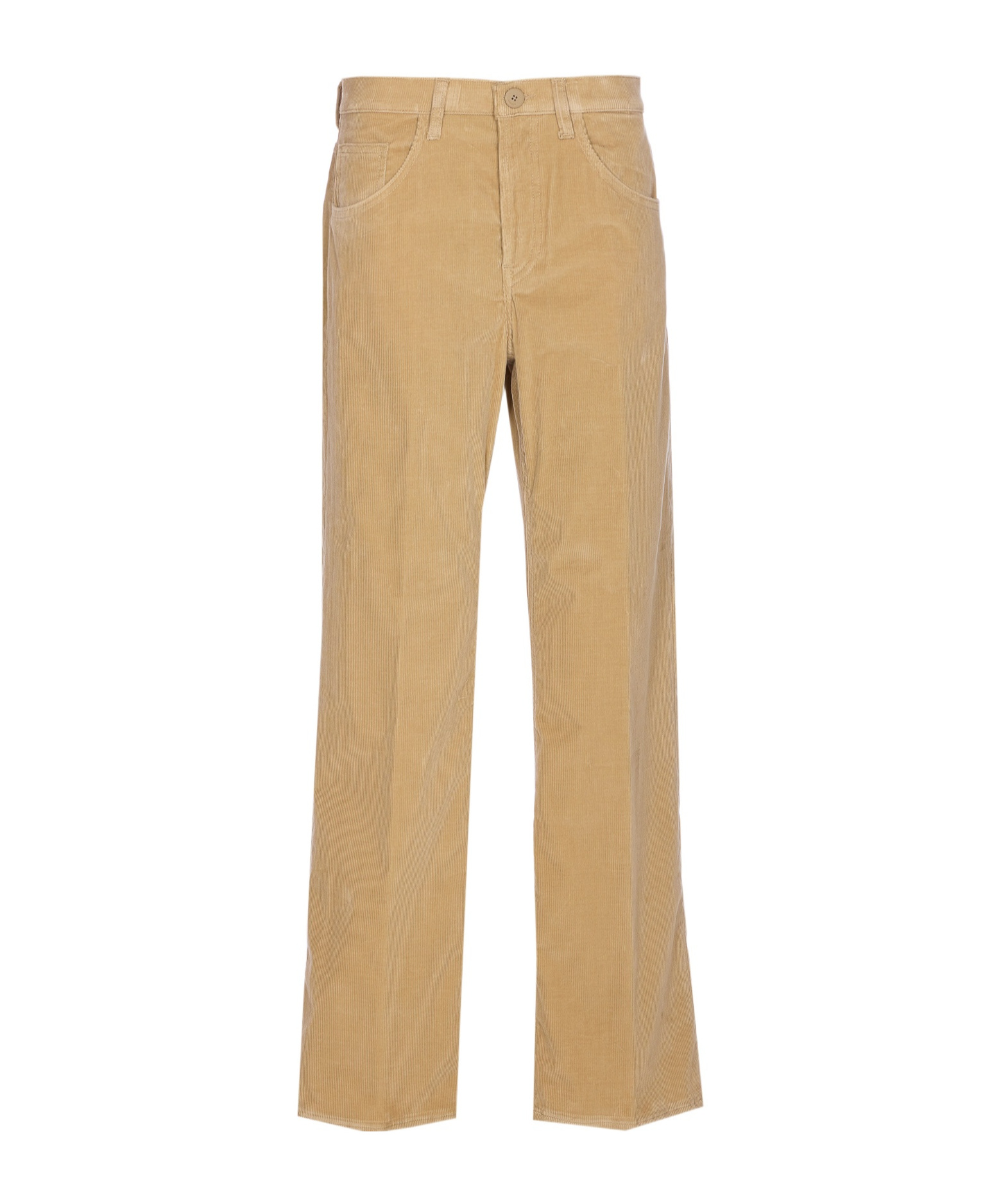Dondup Button-fastening Corduroy Jeans In Brown