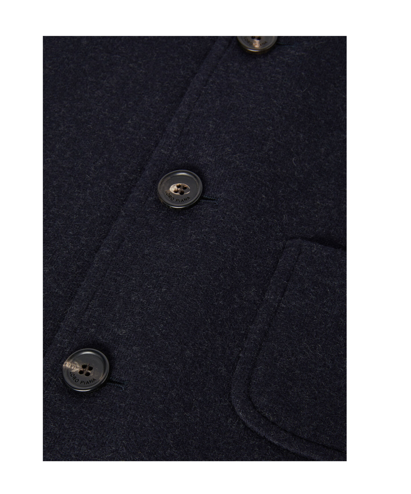 Loro Piana Mini Spagna Long-sleeved Jacket In Black