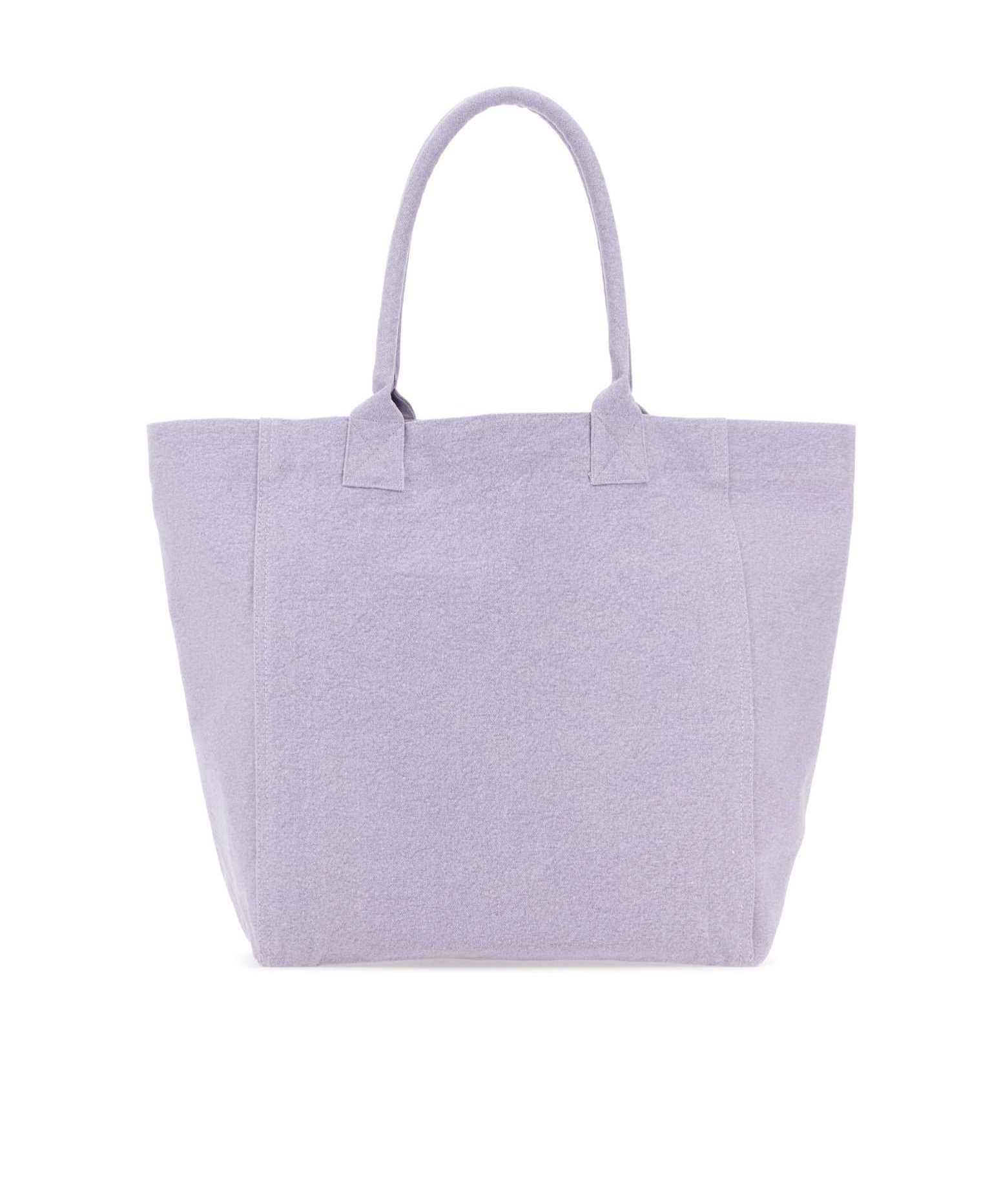 Isabel Marant Yenky Canvas Tote Bag In Purple