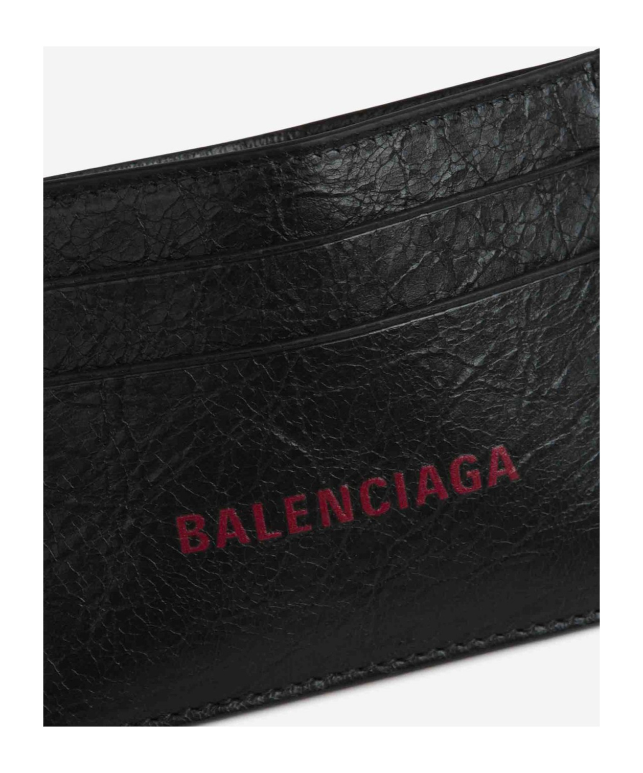 Balenciaga Men's Cash Card Holder In Black