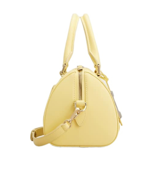 Roger Vivier Belle Vivier Mini Bag In Leather In Yellow