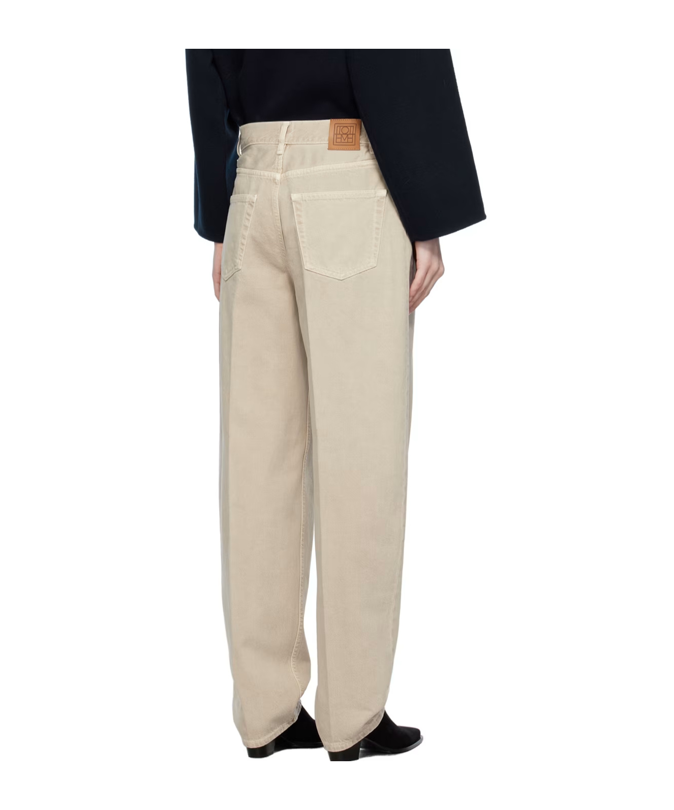 Totême Five-pocket Jeans In Nude